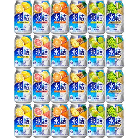 キリン 氷結シリーズ 24本セット 350ml×24本（6種×各4本） チューハイセット u-sa