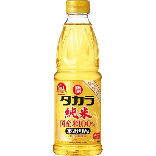 宝酒造 タカラ本みりん 純米 国産米100％ 600ml×12本 ペットボトル u-sa