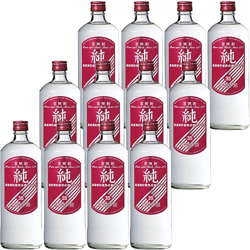 宝酒造 宝焼酎 純 35度 720ml×12本 甲類焼酎 u-yu