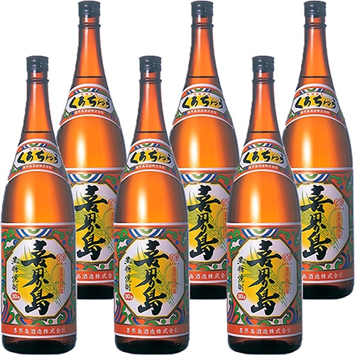 喜界島酒造 黒糖焼酎 喜界島 30度 1.8L瓶 1800ml×6本 鹿児島 u-yu