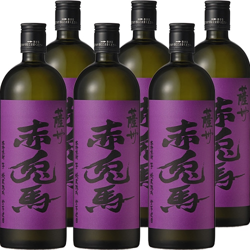 濱田酒造 芋焼酎 紫の赤兎馬 25度 720ml×6本 1ケース u-yu