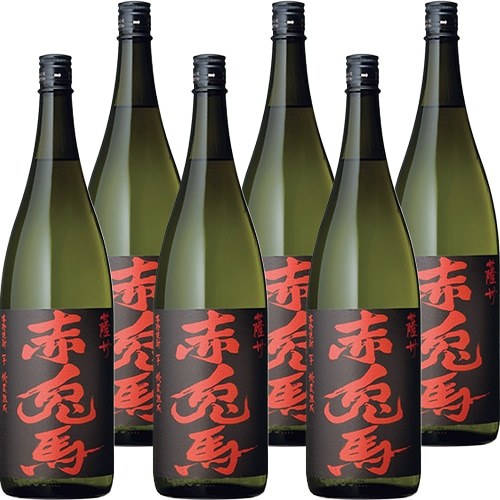 濱田酒造 芋焼酎 赤兎馬 25度 1.8L瓶 1800ml×6本 u-yu