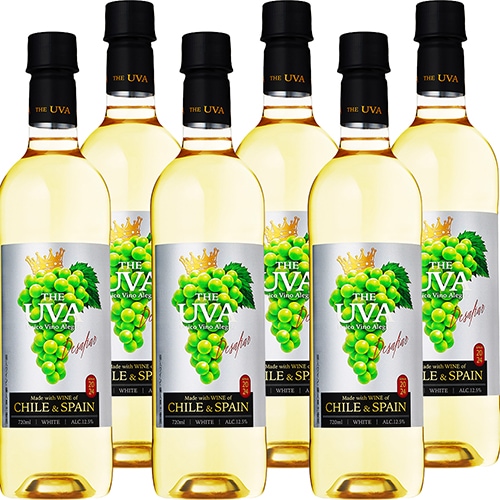 サントリー ザ・ウーヴァ ホワイト 720ml×6本 ペットボトル 白ワイン u-sa