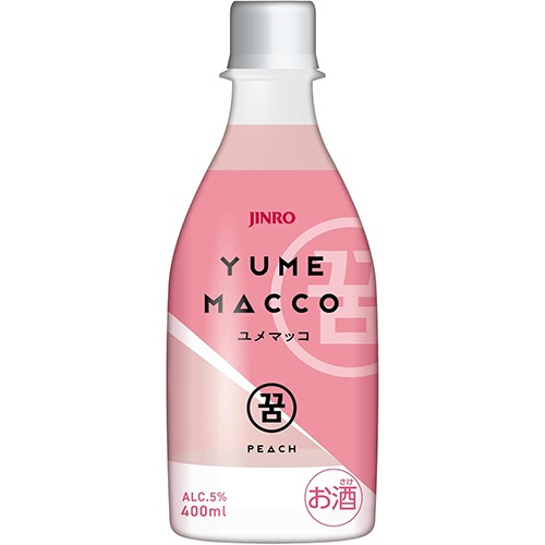 眞露 JINRO ユメマッコ ピーチ 400ml×20本 ケース マッコリ u-sa