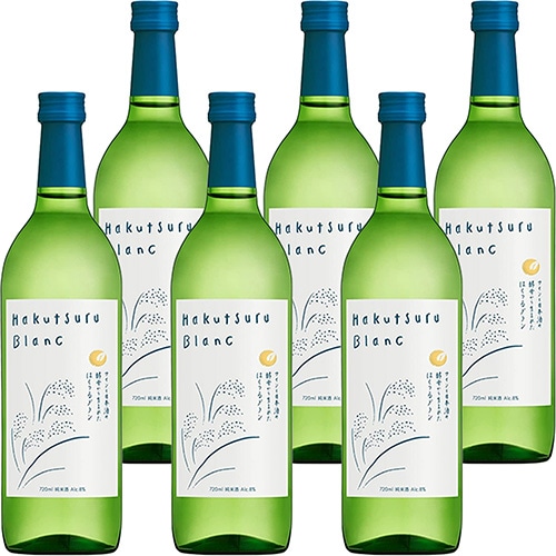 白鶴 Hakutsuru Blanc ハクツルブラン 720ml×6本 ケース 純米酒 日本酒 u-yu