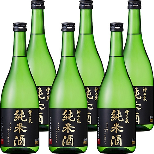 東亜酒造 神の泉 純米酒 720ml×6本 1ケース 埼玉 日本酒 u-yu