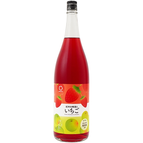 中野BC 紀州の梅酒といちご 1.8L瓶 1800ml 和歌山 リキュール u-yu