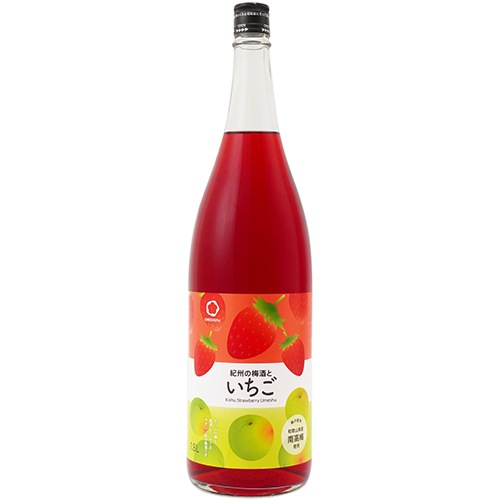 中野BC 紀州の梅酒といちご 1.8L瓶 1800ml×6本 和歌山 リキュール u-yu