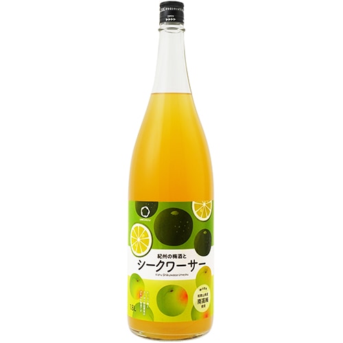 中野BC 紀州の梅酒とシークヮーサー 1.8L瓶 1800ml×6本 和歌山 リキュール u-yu