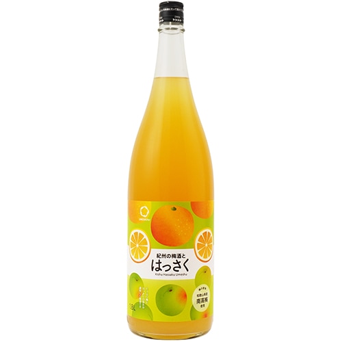 中野BC 紀州の梅酒とはっさく 1.8L瓶 1800ml 和歌山 リキュール u-yu