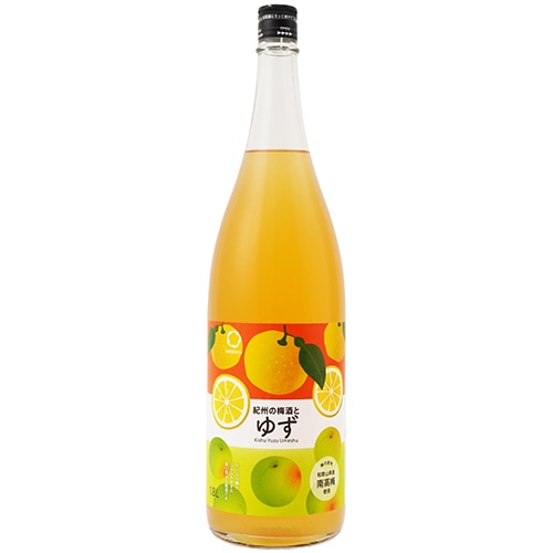 中野BC 紀州の梅酒とゆず 1.8L瓶 1800ml×6本 和歌山 リキュール u-yu