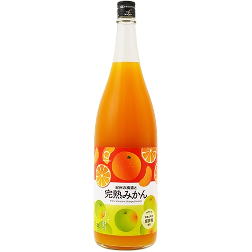 中野BC 紀州の梅酒と完熟みかん 1.8L瓶 1800ml 和歌山 リキュール u-yu