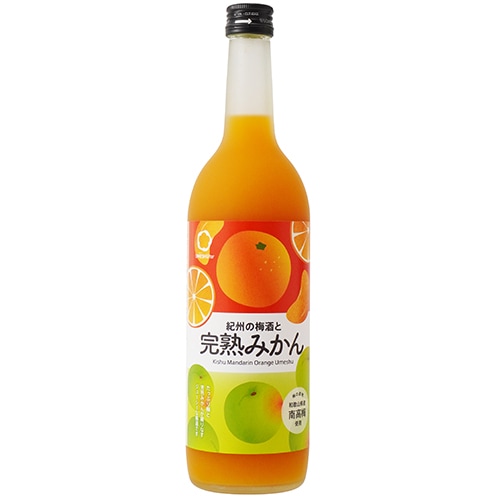 中野BC 紀州の梅酒と完熟みかん 720ml×6本 和歌山 リキュール u-yu