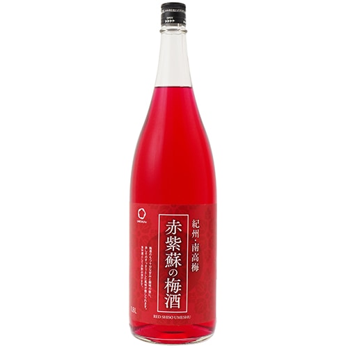 中野BC 赤紫蘇の梅酒 1.8L瓶 1800ml×6本 和歌山 リキュール u-yu