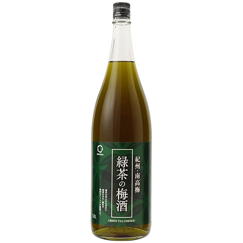 中野BC 緑茶の梅酒 1.8L瓶 1800ml×6本 和歌山 リキュール u-yu