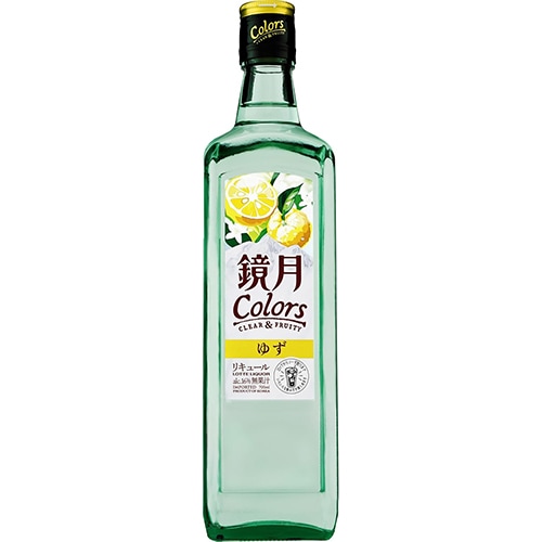 サントリー 鏡月Colors ゆず 700ml×12本 1ケース 鏡月カラーズ u-yu