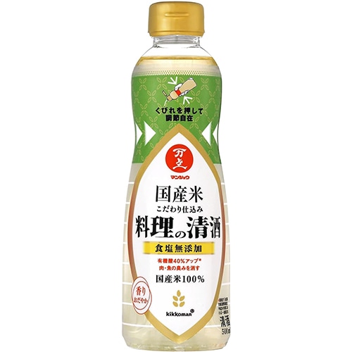 キッコーマン マンジョウ 国産米こだわり仕込み 料理の清酒 500ml×12本 ケース u-sa