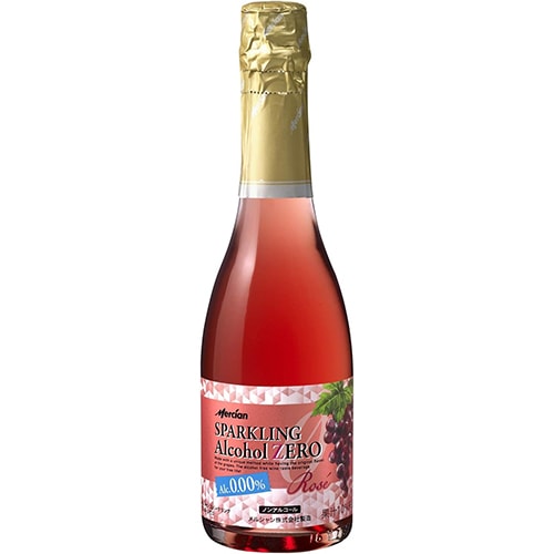 メルシャン スパークリング アルコールゼロ ロゼ 360ml×12本 ノンアルコール u-yu