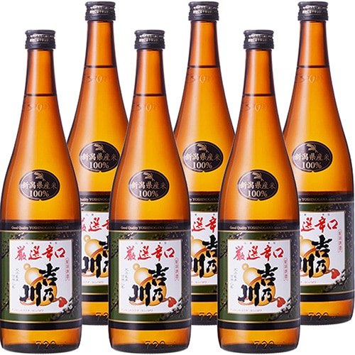 吉乃川 厳選辛口 720ml×6本 新潟 u-yu