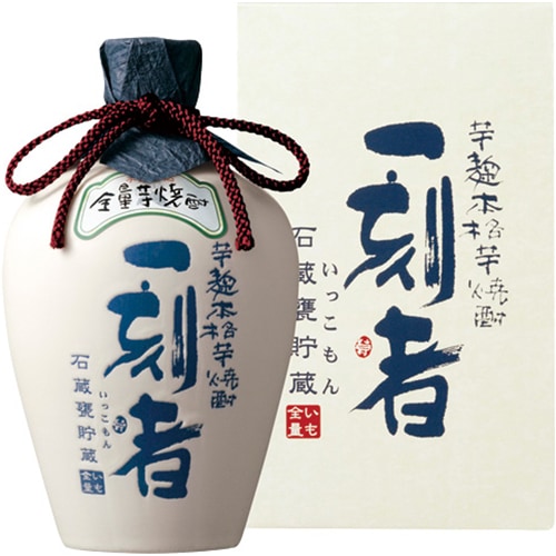 宝酒造 全量芋焼酎 一刻者 石蔵甕貯蔵 陶器 27度 720ml カートン付 業務店専用 u-yu