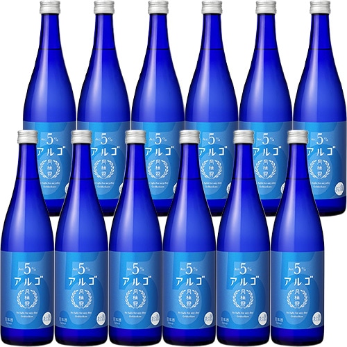月桂冠 アルゴ 日本酒5.0 720ml×12本 ケース アルコール5％ u-yu