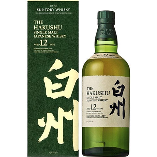サントリー シングルモルト 白州12年 700ml 箱入 ジャパニーズウイスキー u-yu