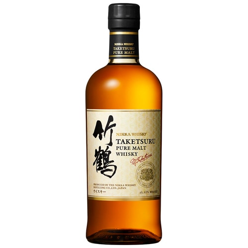 ニッカ 竹鶴 ピュアモルト 700ml 箱入 ブレンデッドモルト ジャパニーズウイスキー u-yu