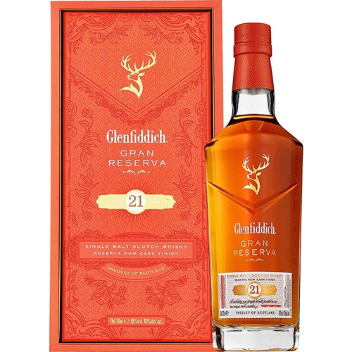グレンフィディック21年 グランレゼルヴァ 700ml 箱入 正規品 シングルモルト スコッチウイスキー u-yu