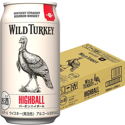 ワイルドターキー バーボンハイボール 350ml×24本 1ケース u-sa