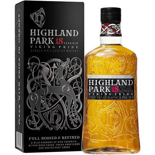 （旧品在庫処分のため超特価）ハイランドパーク18年 ヴァイキング・プライド 700ml 正規品 箱入 シングルモルト スコッチウイスキー u-yu