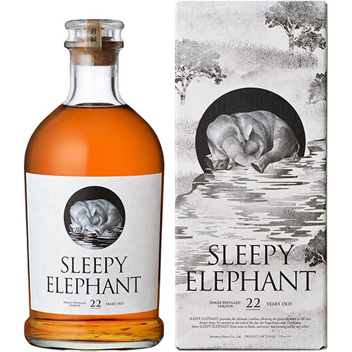 薩摩酒造 米焼酎 SLEEPY ELEPHANT スリーピーエレファント 22年貯蔵 34度 720ml 箱入 限定 u-yu