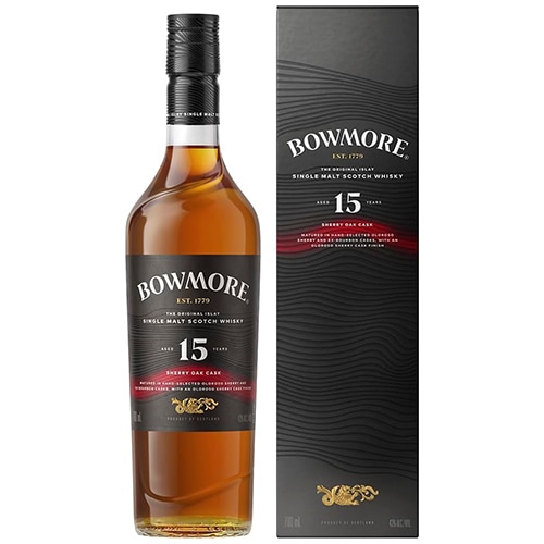 ボウモアシェリー 15年 700ml 箱入 シングルモルト スコッチウイスキー u-yu