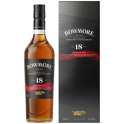 ボウモアシェリー 18年 700ml 箱入 シングルモルト スコッチウイスキー u-yu