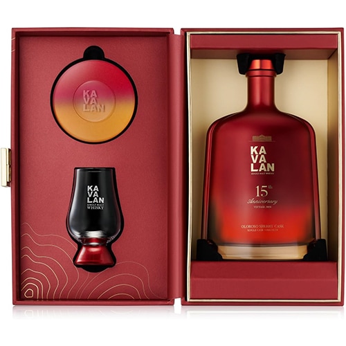 カバラン15周年 ヴィンテージ2009 オロロソシェリー カスクストレングス 750ml コースター&グラス付 シングルモルトウイスキー u-yu