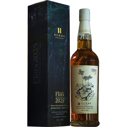 井川蒸溜所 シングルモルト デッサンシリーズ フローラ 2025 700ml 箱入 ジャパニーズウイスキー u-yu