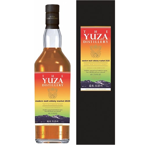 YUZA シングルモルト ジャパニーズウイスキー 700ml 箱入 モダンモルトウイスキーマーケット2025限定 遊佐蒸溜所 u-yu