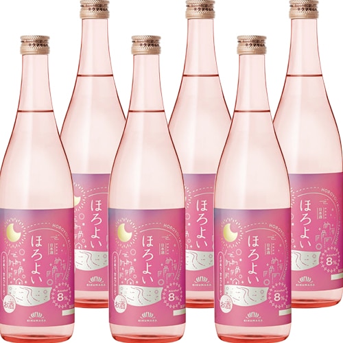 菊正宗 ほろよい 720ml×6本 1ケース 生貯蔵酒 甘口 低アルコール 8% 日本酒 u-yu