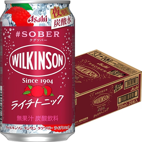 アサヒ ウィルキンソン タンサン タグソバー ライチトニック 350ml×24本 1ケース ノンアルコール u-sa