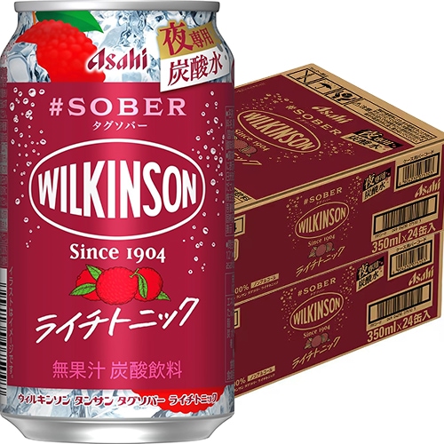アサヒ ウィルキンソン タンサン タグソバー ライチトニック 350ml×24本 2ケース（48本） ノンアルコール u-yu