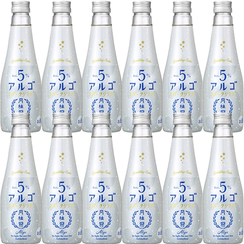 月桂冠 アルゴスパークリング 日本酒5.0 250ml×12本 1ケース u-yu