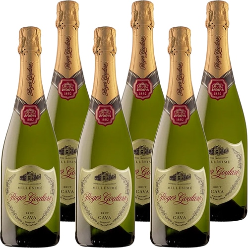 ロジャーグラート カバ ゴールド ブリュット750ml×6本 スペイン u-yu