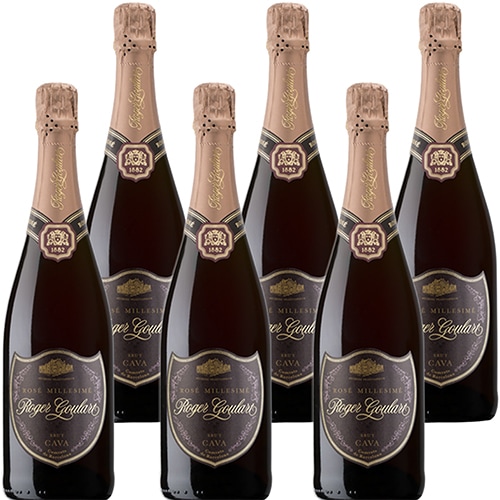 ロジャーグラート カバ ロゼ ブリュット 750ml×6本 スペイン u-yu
