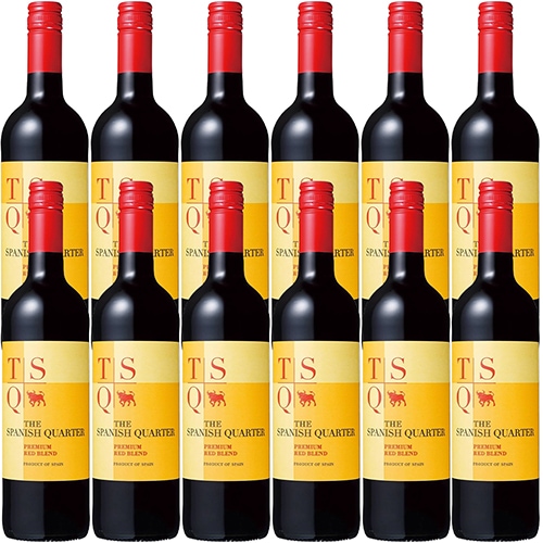 ザ・スパニッシュクォーター 赤 750ml×12本 スペイン カベルネ・ソーヴィニヨン テンプラニーリョ u-yu