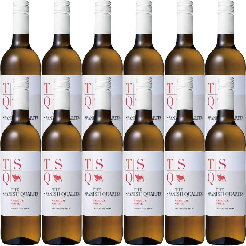 ザ・スパニッシュクォーター 白 750ml×12本 スペイン シャルドネ u-yu