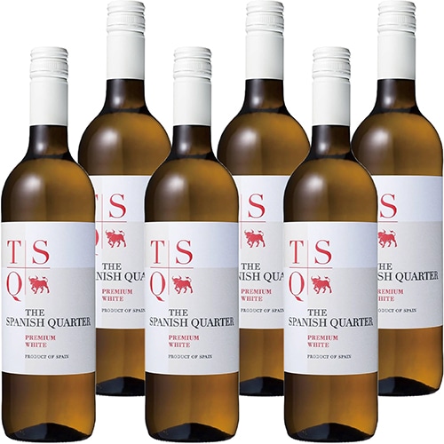 ザ・スパニッシュクォーター 白 750ml×6本 スペイン シャルドネ u-yu