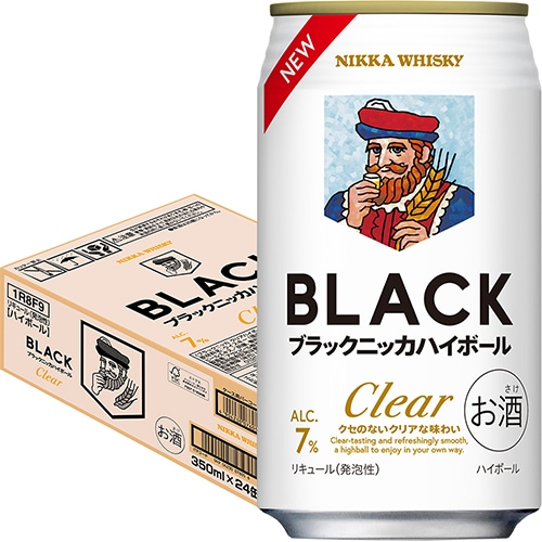 アサヒ ブラックニッカ クリアハイボール 350ml×24本 1ケース u-sa