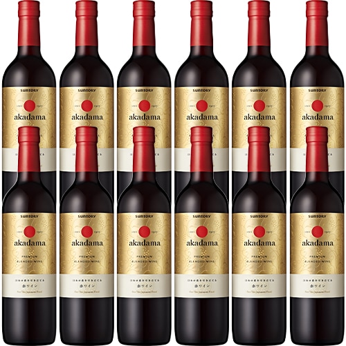 サントリー 赤玉 プレミアムブレンデッドワイン 750ml×12本 1ケース 赤ワイン u-yu
