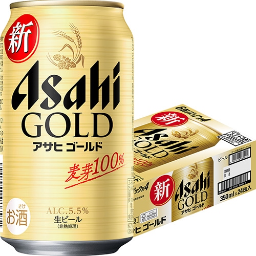 アサヒ ゴールド 350ml×24本 1ケース ビール u-sa | ビール | 酒のZenjin
