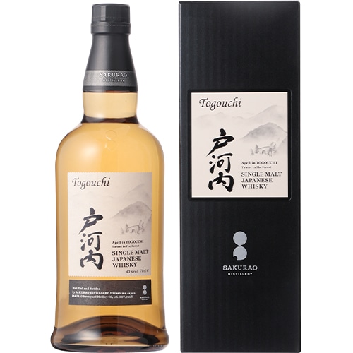 サクラオB&D シングルモルトジャパニーズウイスキー 戸河内 700ml 箱入 u-yu