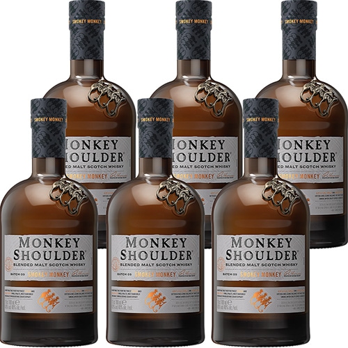 モンキーショルダー スモーキーモンキー 700ml×6本 1ケース 正規品 ブレンデッドモルト スコッチウイスキー u-yu